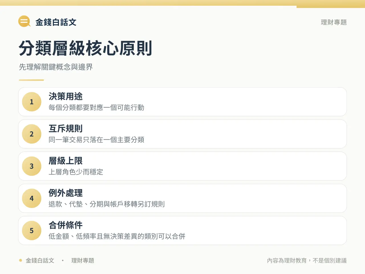 記帳分類核心概念圖卡