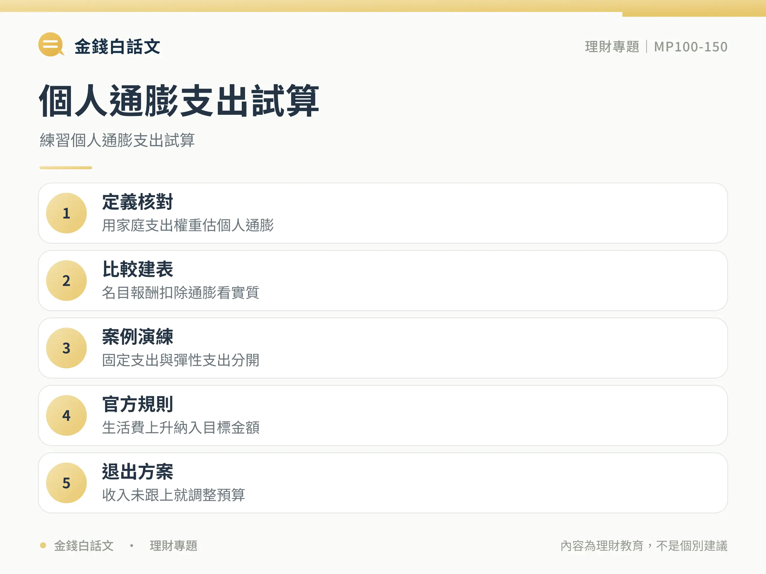 通貨膨脹的公式、案例與執行架構